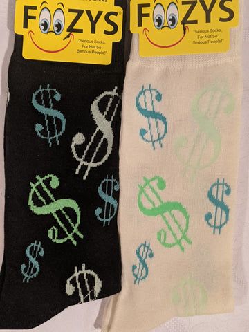 Foozy Socks - Dollar Signs