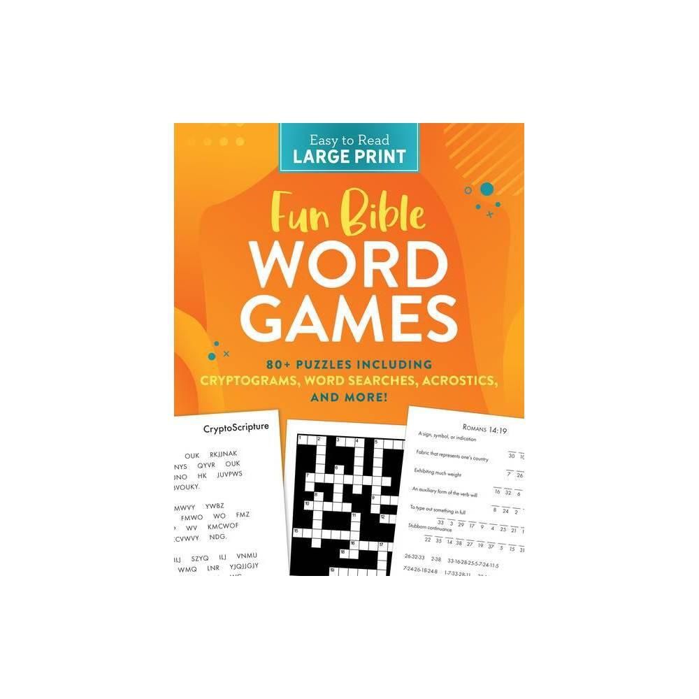 Fun Bible Word Games Large Print