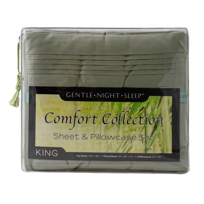 Microfiber Sheet Set King - Sage Green