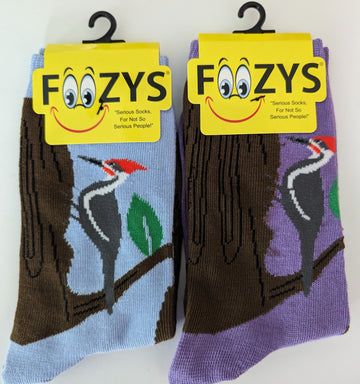 Foozy Socks - Woodpeckers