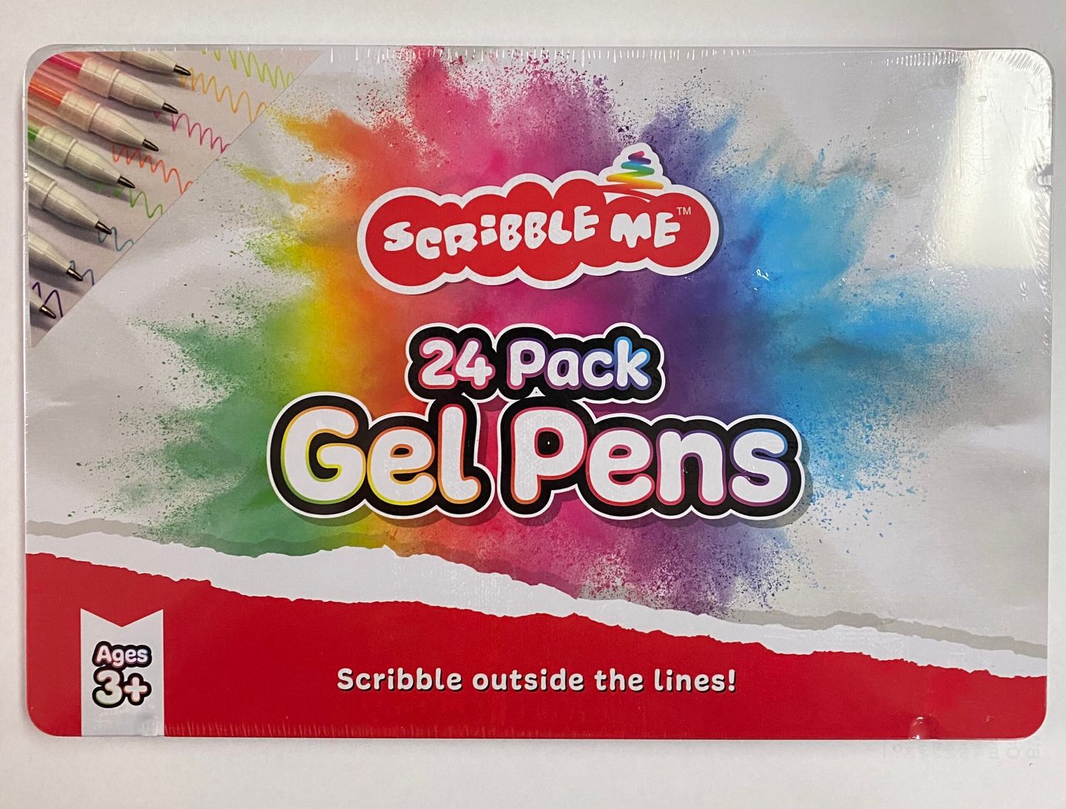 24 Gel Pens in Tin Box