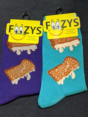 Foozy Socks - Grilled Cheese
