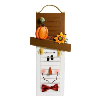 Reversible Scarecrow/Snowman Wall Décor