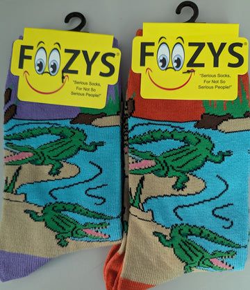 Foozy Socks - Alligator