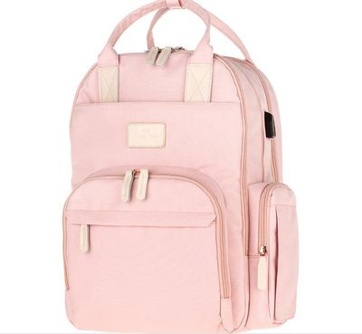 BackPack Expanding Diaper Bag - Pink