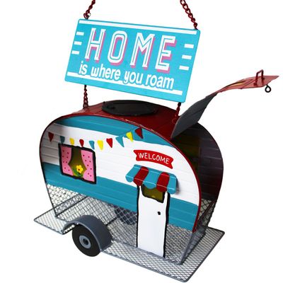 Camper Bird Feeder (Red)