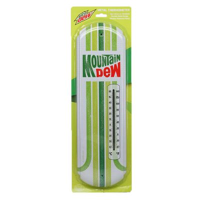 Mountain Dew Tin Thermometer