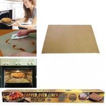 Copper Oven Liner 13 x 15.7 Baking Cooking Sheet