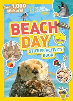 Kids Beach Day Sticker Activity Book