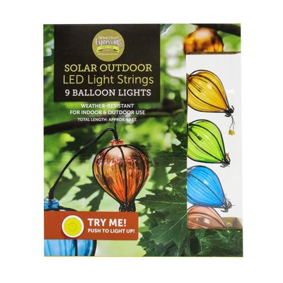Solar Balloon String Lights