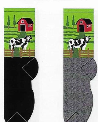 Foozy Socks - Cow Pasture