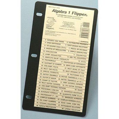 Algebra 1 Flipper