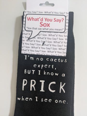 Foozy Socks - I'm not cactus expert