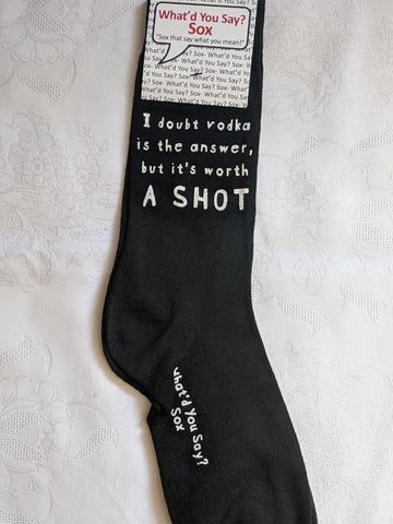 Foozy Socks - I doubt Vodka