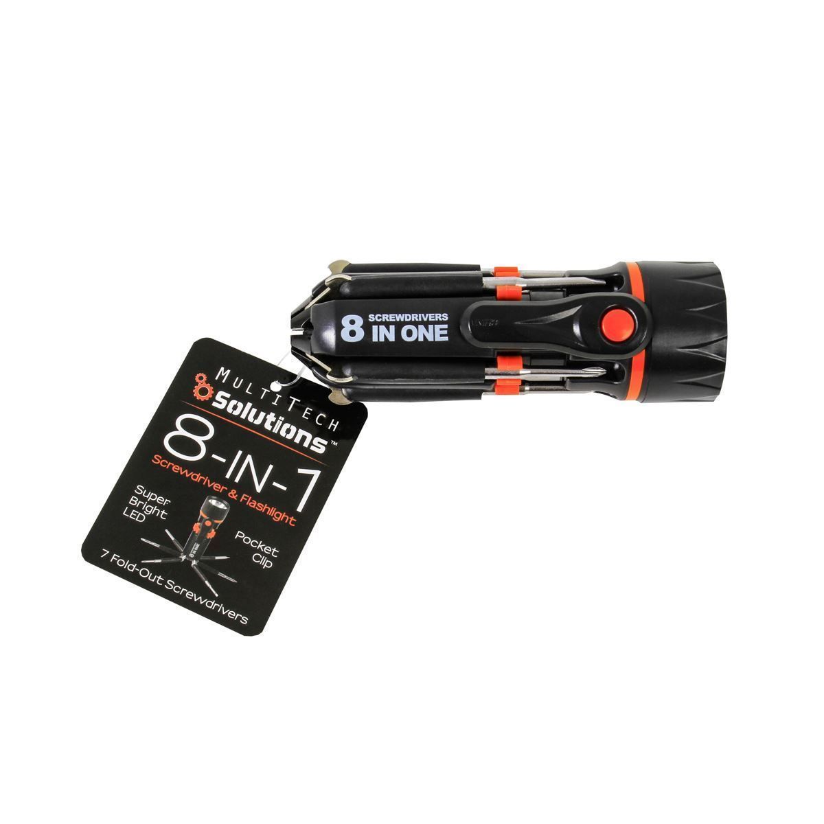 8 in 1 Screwdriver & Flashlight