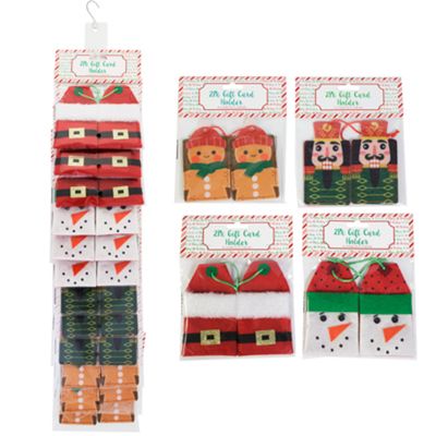 Christmas Gift Card Holder Felt 2pk