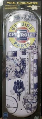 Genuine Chevy Parts Tin Thermometer