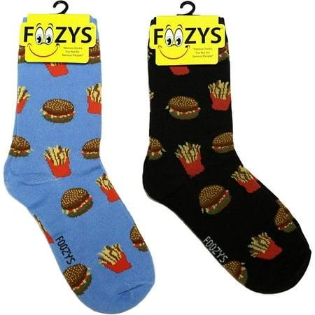 Foozy Socks - Hamburger and Fries