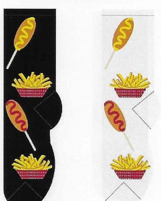 Foozy Socks - Corn Dogs and Fries