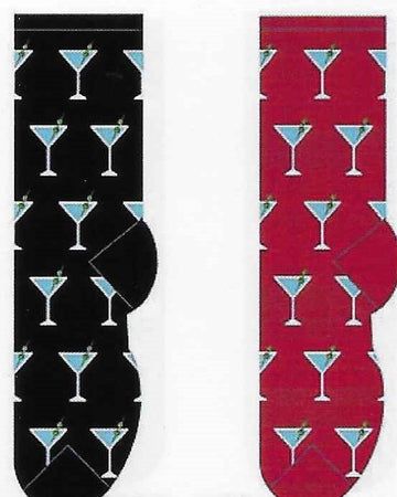 Foozy Socks - Martinis