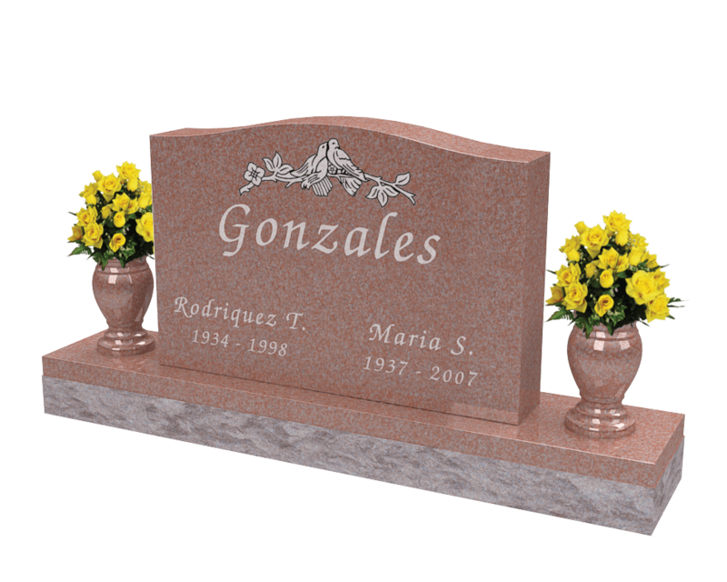 Double Upright Monuments