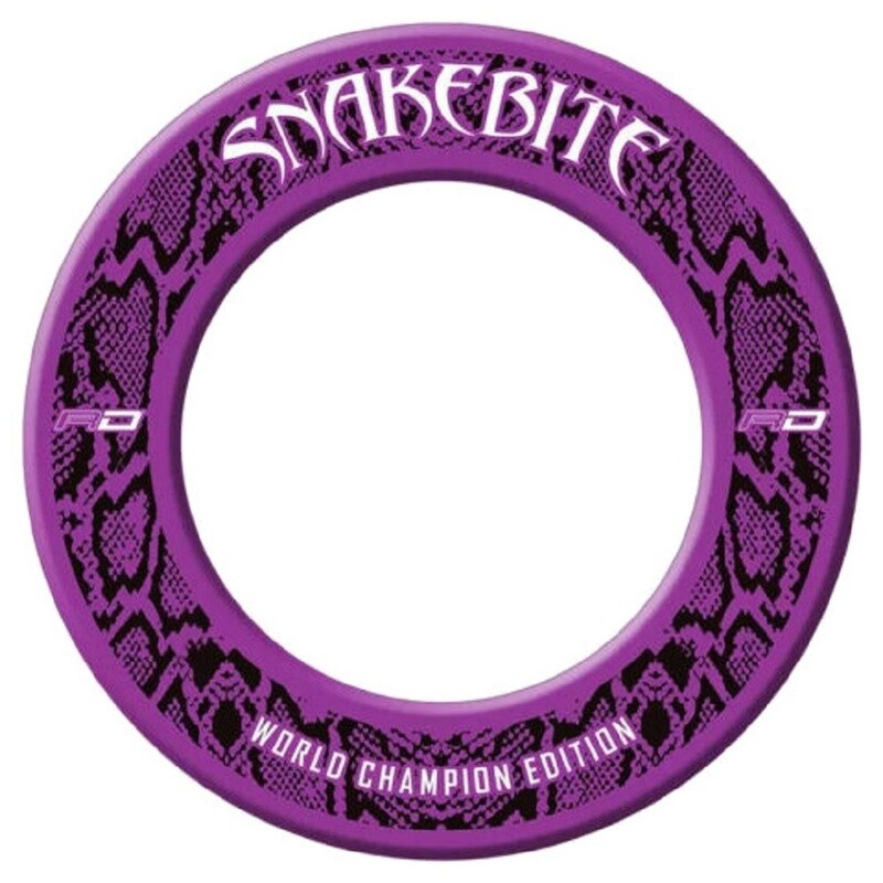 DARTBOARD SURROUND – RED DRAGON – SNAKEBITE PETER WRIGHT