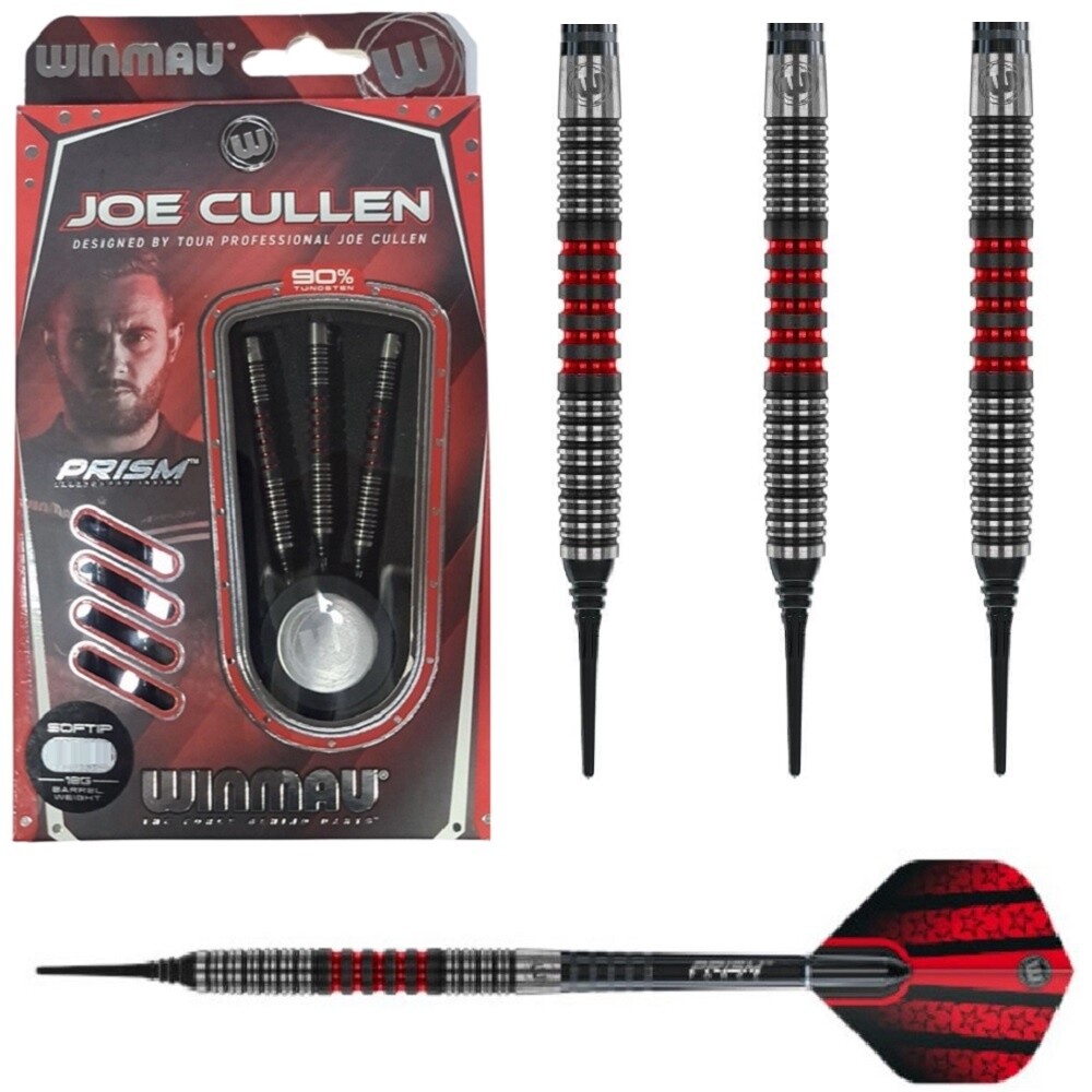 WINMAU TUNGSTEN DART 90% -  JOE CULLEN SOFT TIP DARTS – 20GM
