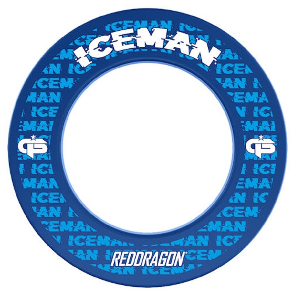 DARTBOARD SURROUND - RED DRAGON - ICEMAN GERWYN PRICE