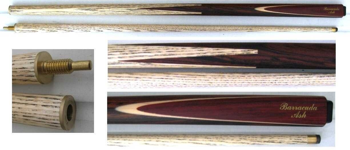 2 PIECE ASH CUE - BARRACUDA ASH - 57" 9.5MM TIP