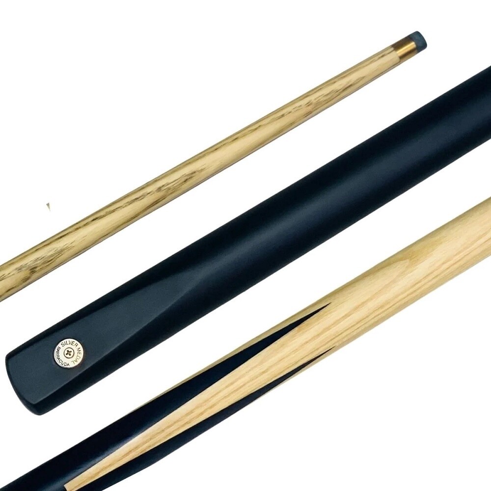 2 PIECE ASH CUE - BARRACUDA SILVER MEDAL - 57" 10MM TIP
