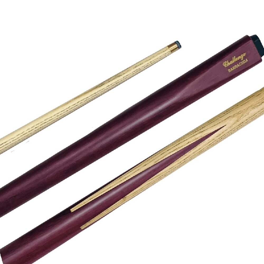 2 PIECE ASH CUE - BARRACUDA CHALLENGE - 57" 9.5MM TIP