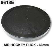 AIR HOCKEY PUCK - BLACK 63MM