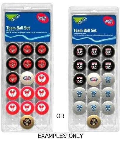 AFL TEAM V TEAM 8 BALL SET (ARAMITH)
