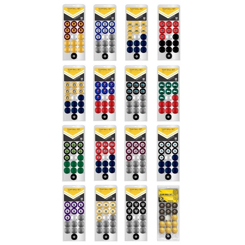 BALL SET - NRL KELLY POOL - TEAM VS COLOUR - ARAMITH - 2"