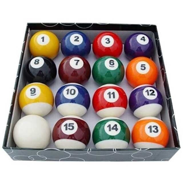 BALL SET - KELLY POOL - 1 1/2" (FREE TRIANGLE)