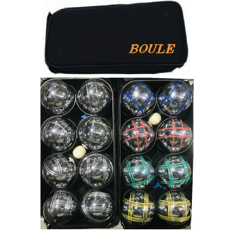 BOULE SET - METAL - CHROME &amp; CUSTOMED COLOURED