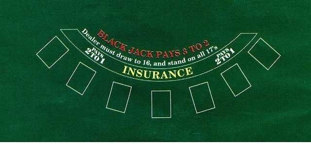 BLACKJACK MAT - 72"