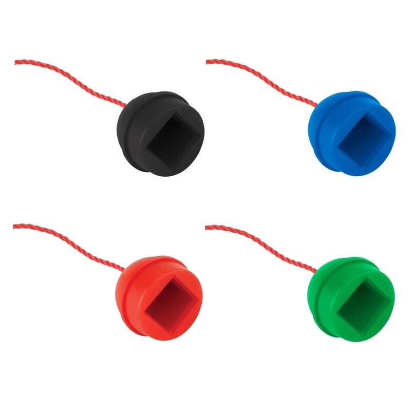 CHALK HOLDER -  RUBBER WITH NYLON CORD