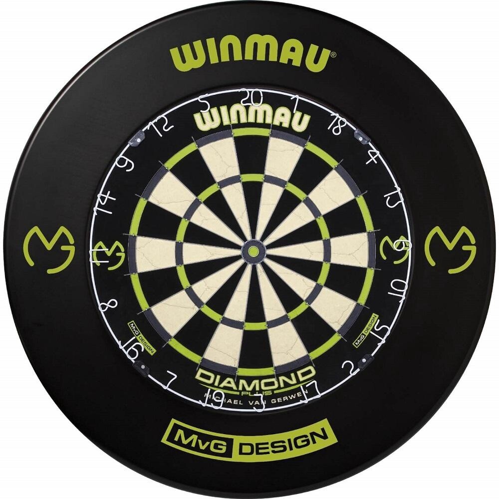 DARTBOARD &amp; SURROUND SET - WINMAU - MVG