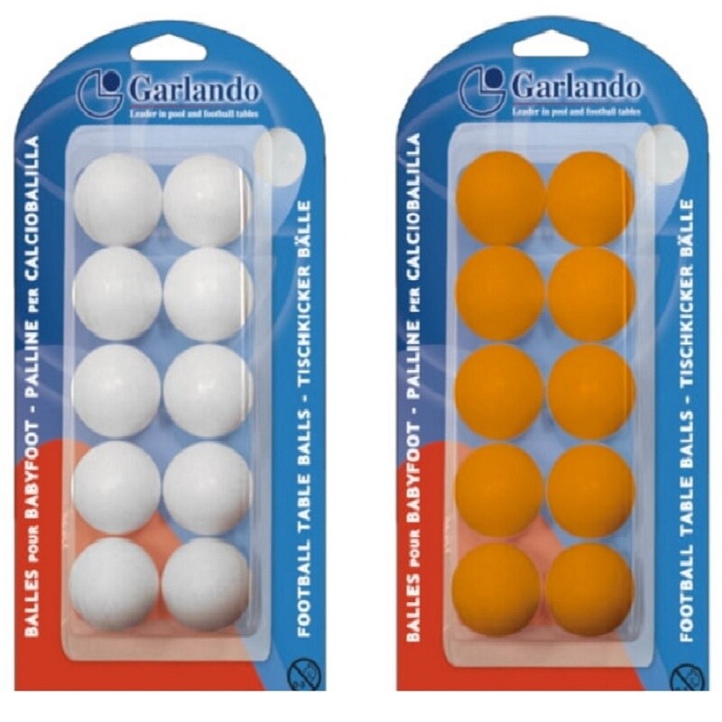 FOOSBALLS/SOCCER BALLS - GARLANDO 10 PK