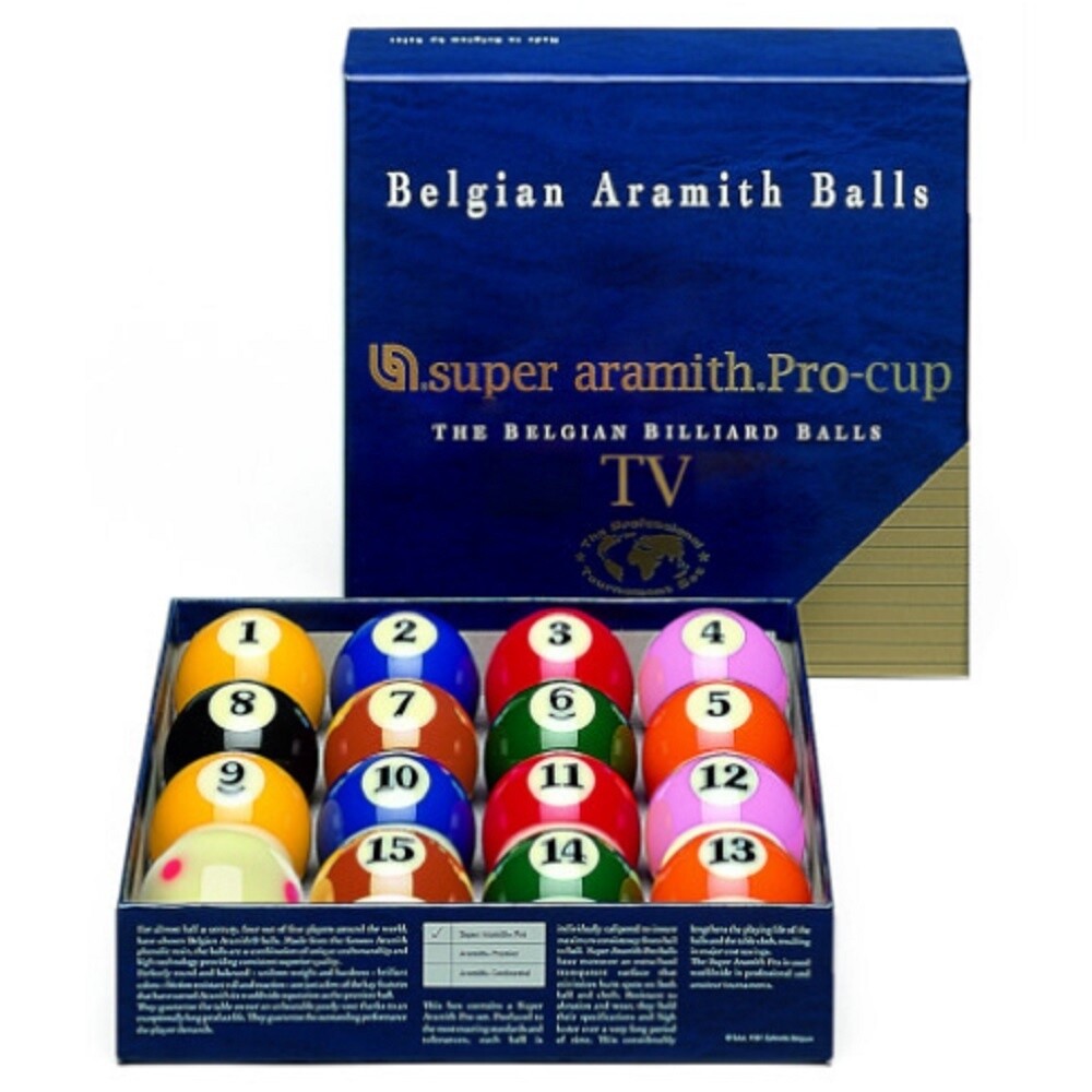 NINE BALL SET - ARAMITH SUPER PRO "TV" - 2 1/4"