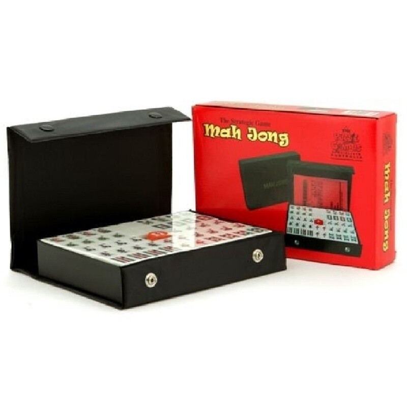 MAHJONG - W/LEATHER CASE