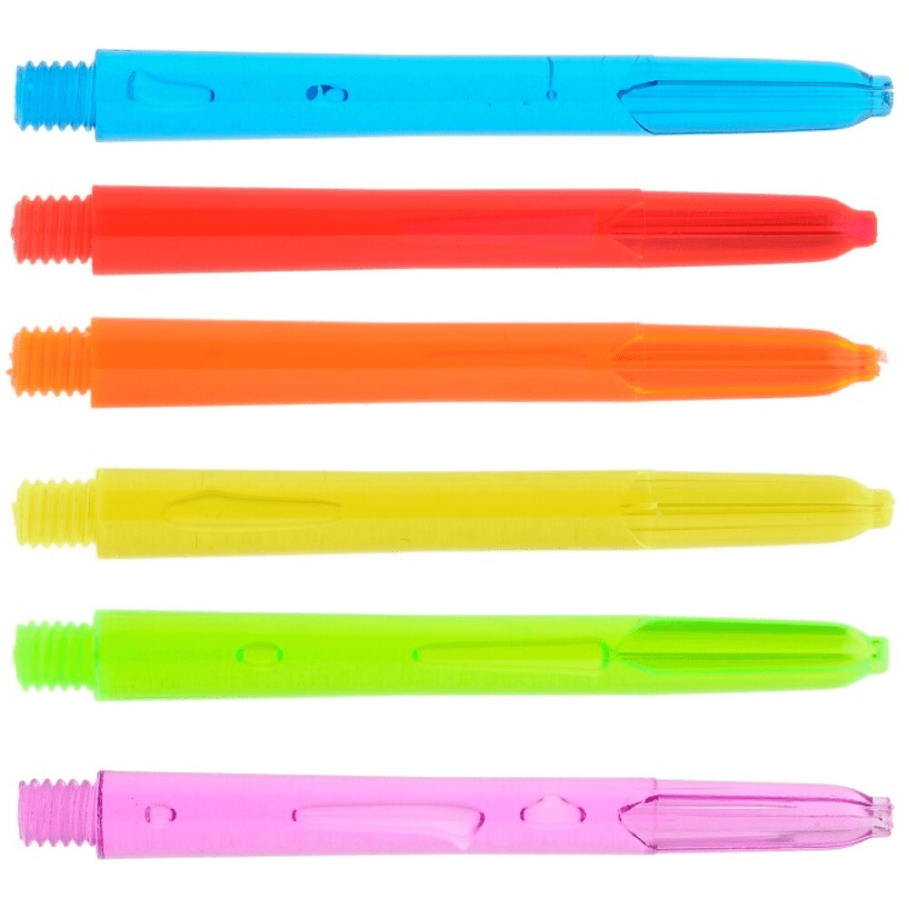 NEON BUBBLE SHAFTS - 2BA THREAD - SHORT &amp;AMP; STANDARD