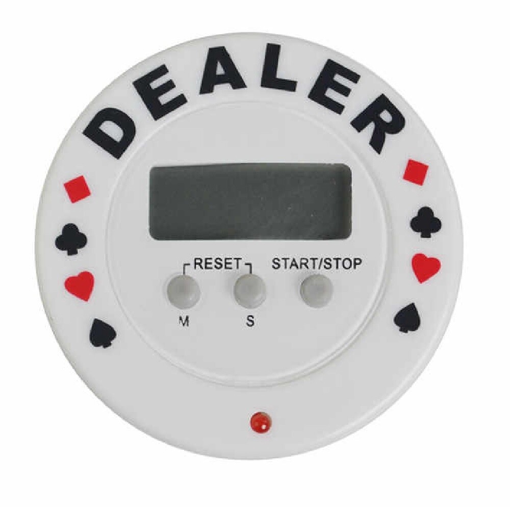 POKER DEALER BUTTON &amp; TIMER