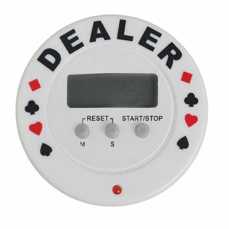 POKER DEALER BUTTON &amp; TIMER