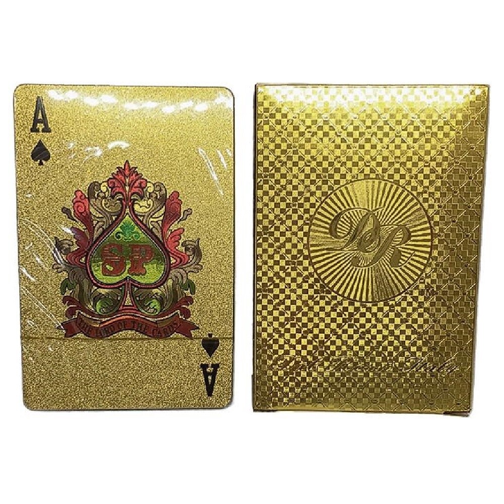 PLAYING CARDS - DAL ROSSI  24K GOLD
