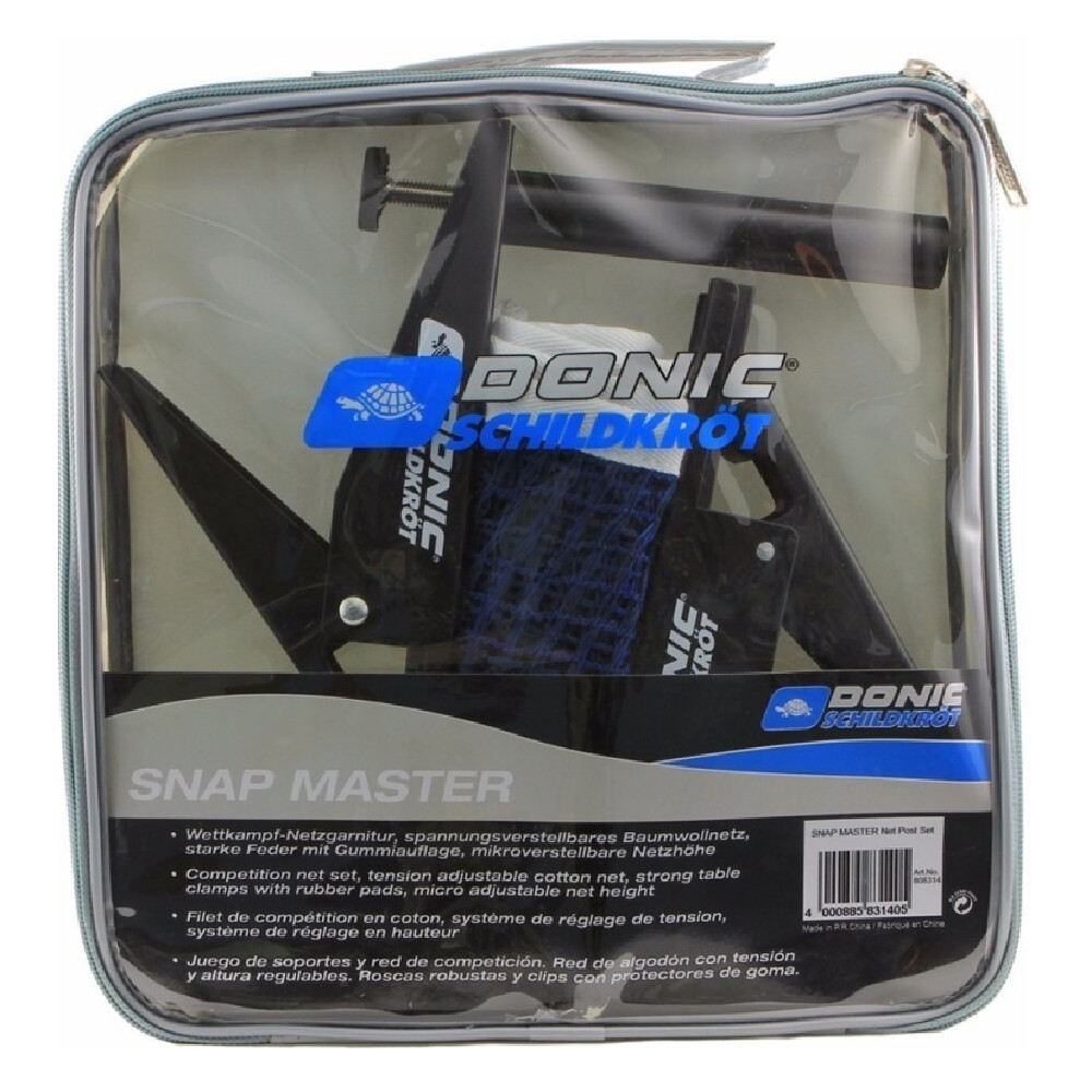 NET &amp; POST SET - DONIC SCHILDKROT - SNAP MASTER