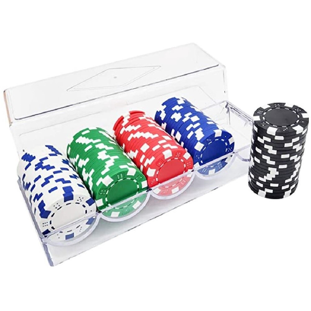POKER CHIPS - 100 PIECES
