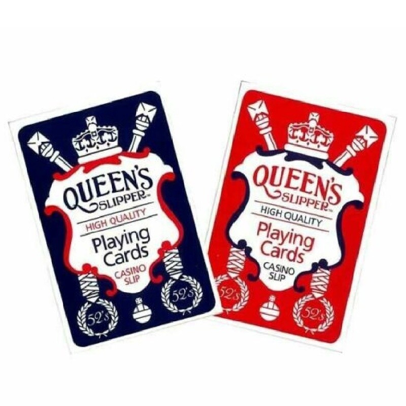 PLAYING CARDS - QUEEN'S SLIPPER 52'S