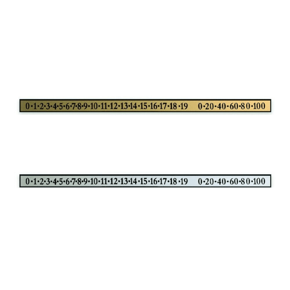 SCOREBOARD NUMBER STRIPS